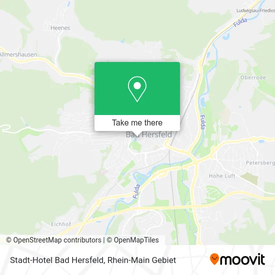 Карта Stadt-Hotel Bad Hersfeld