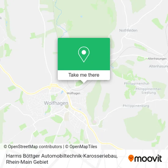 Карта Harms Böttger Automobiltechnik-Karosseriebau