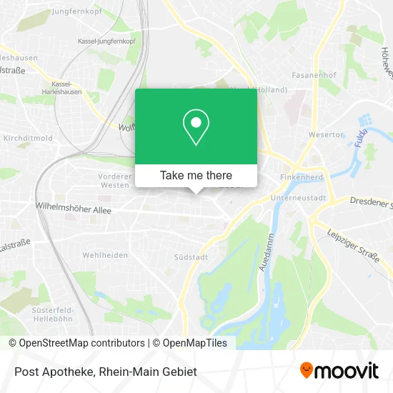 Post Apotheke map