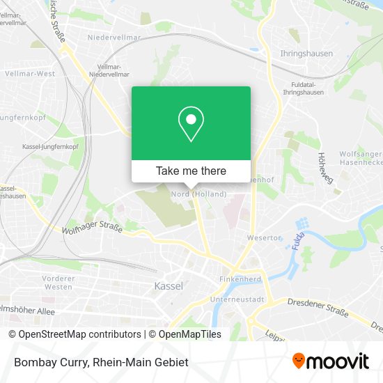 Карта Bombay Curry