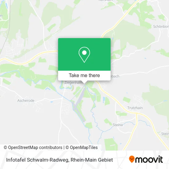Карта Infotafel Schwalm-Radweg