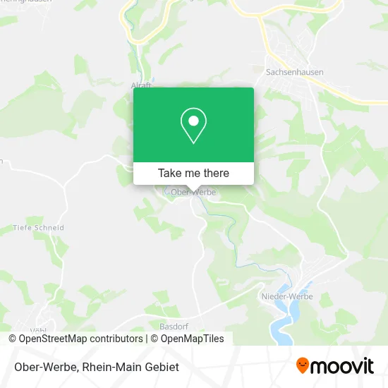 Ober-Werbe map