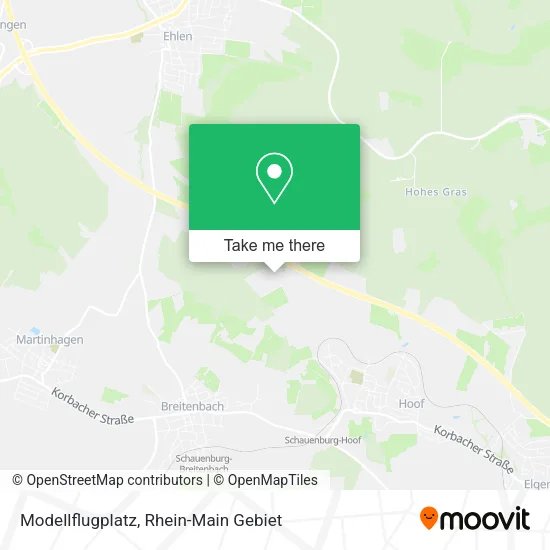 Карта Modellflugplatz