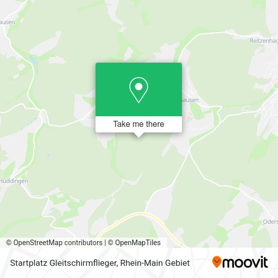 Карта Startplatz Gleitschirmflieger