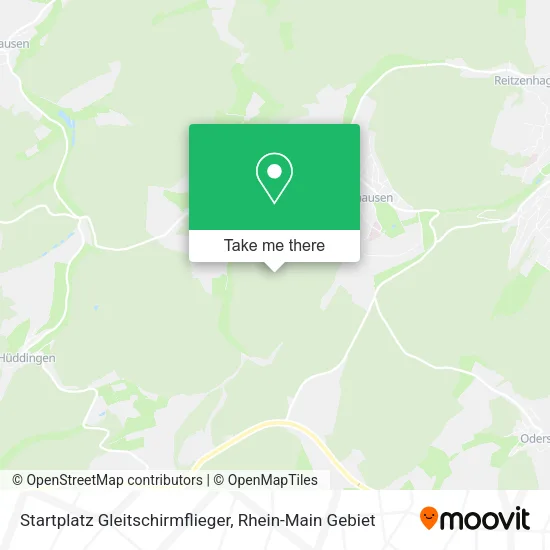 Карта Startplatz Gleitschirmflieger