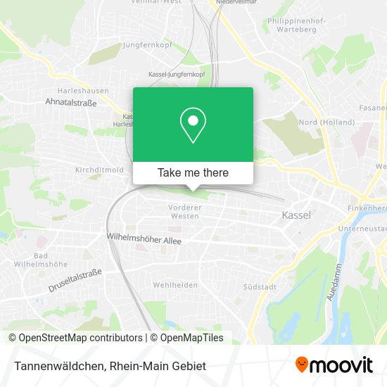Карта Tannenwäldchen