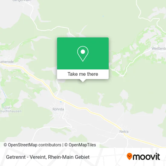 Карта Getrennt - Vereint