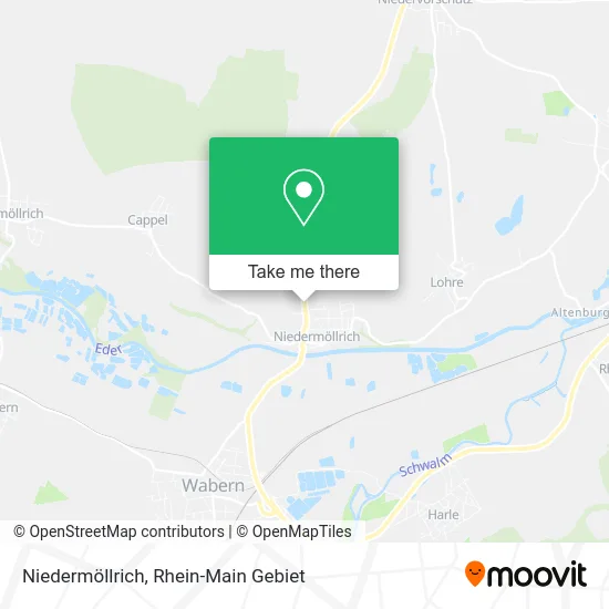 Карта Niedermöllrich