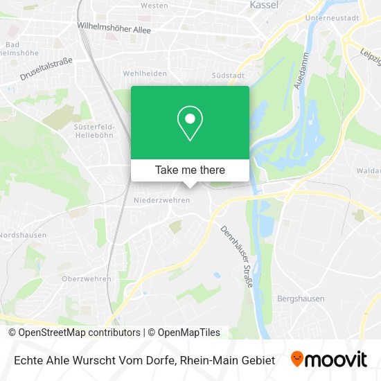 Карта Echte Ahle Wurscht Vom Dorfe