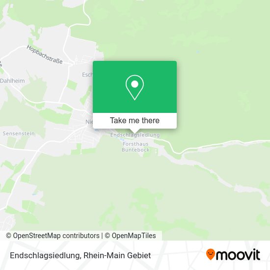 Карта Endschlagsiedlung