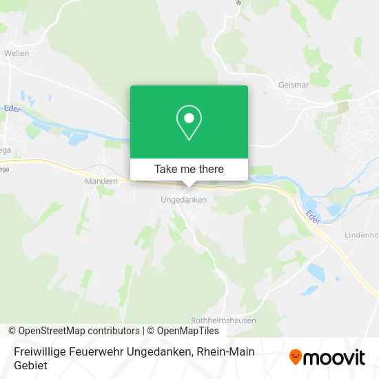 Карта Freiwillige Feuerwehr Ungedanken