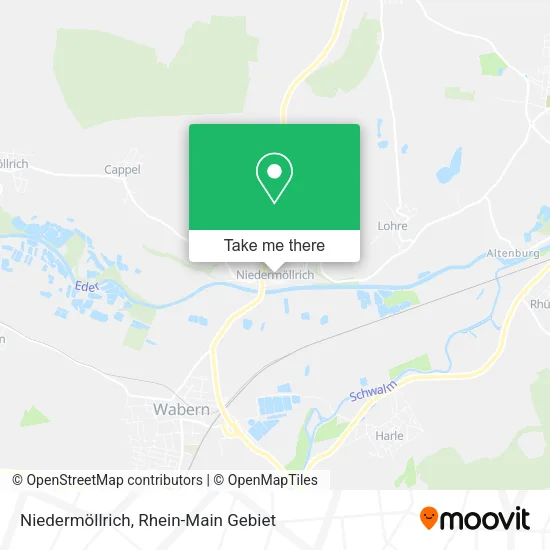 Карта Niedermöllrich