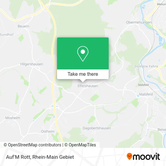 Карта Auf'M Rott