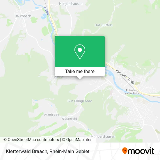 Карта Kletterwald Braach
