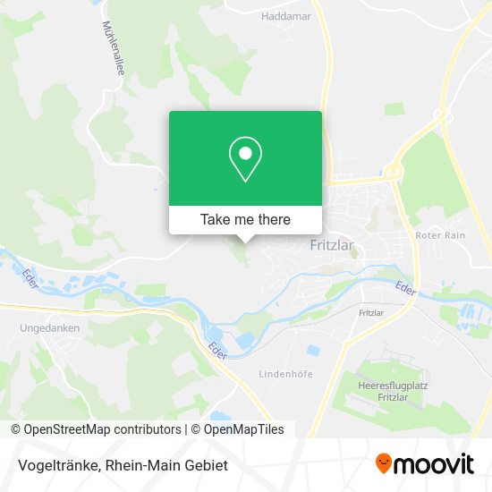Карта Vogeltränke
