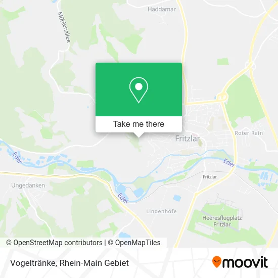 Карта Vogeltränke