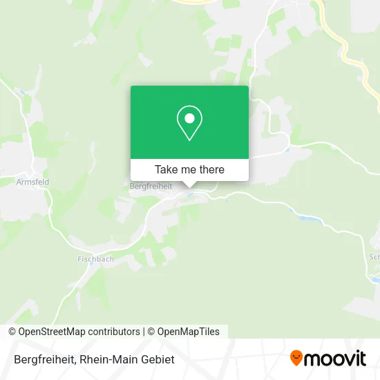 Карта Bergfreiheit