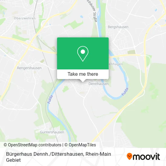 Карта Bürgerhaus Dennh. / Dittershausen