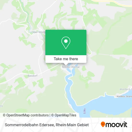 Карта Sommerrodelbahn Edersee