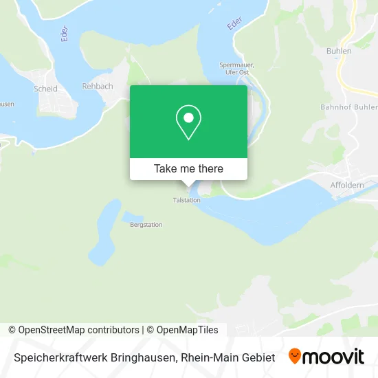 Карта Speicherkraftwerk Bringhausen