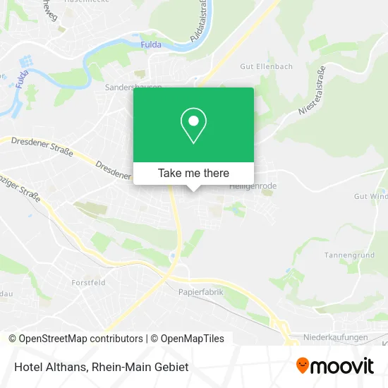 Карта Hotel Althans