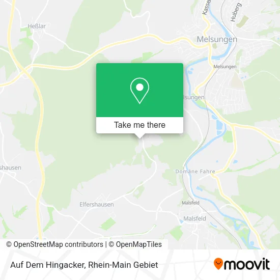 Auf Dem Hingacker map