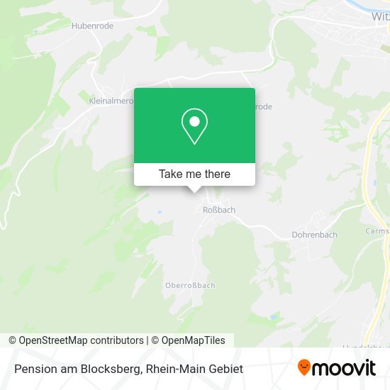 Карта Pension am Blocksberg