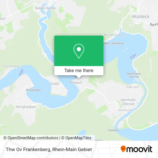 Карта Thw Ov Frankenberg