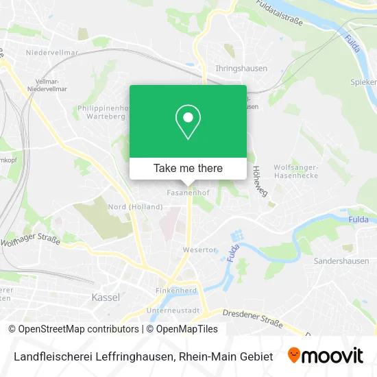 Карта Landfleischerei Leffringhausen