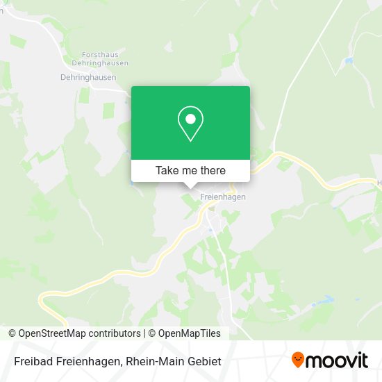 Карта Freibad Freienhagen