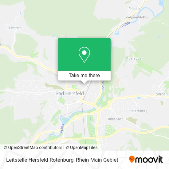 Карта Leitstelle Hersfeld-Rotenburg