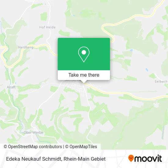 Карта Edeka Neukauf Schmidt