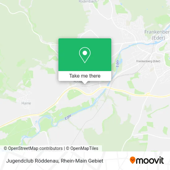 Карта Jugendclub Röddenau
