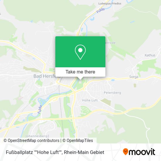 Карта Fußballplatz ""Hohe Luft""