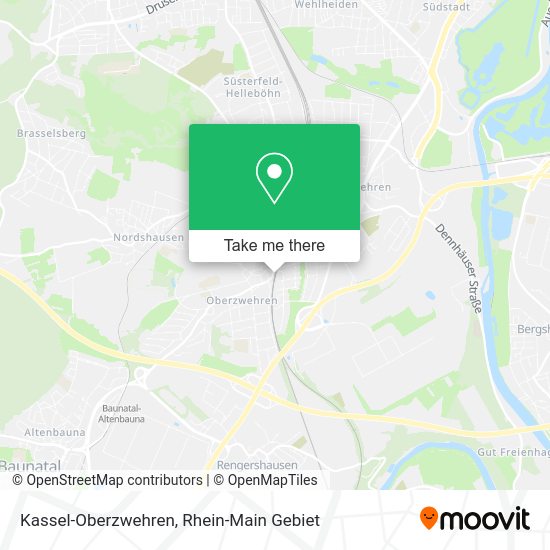 Карта Kassel-Oberzwehren