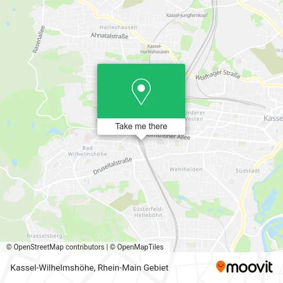Карта Kassel-Wilhelmshöhe