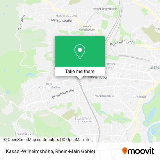 Карта Kassel-Wilhelmshöhe