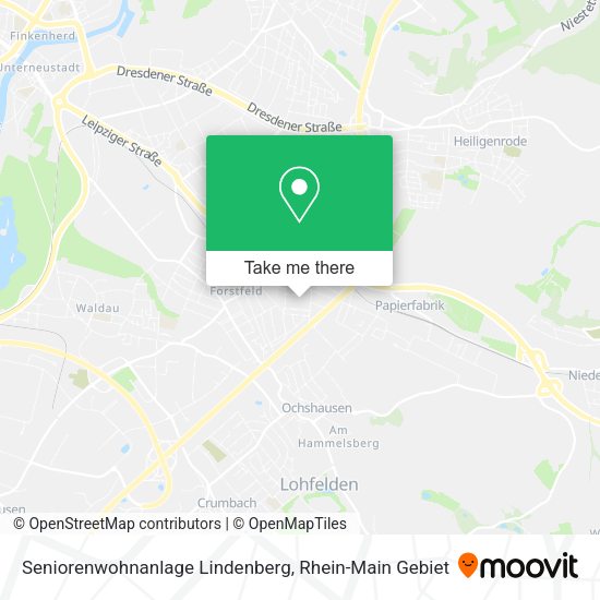 Карта Seniorenwohnanlage Lindenberg