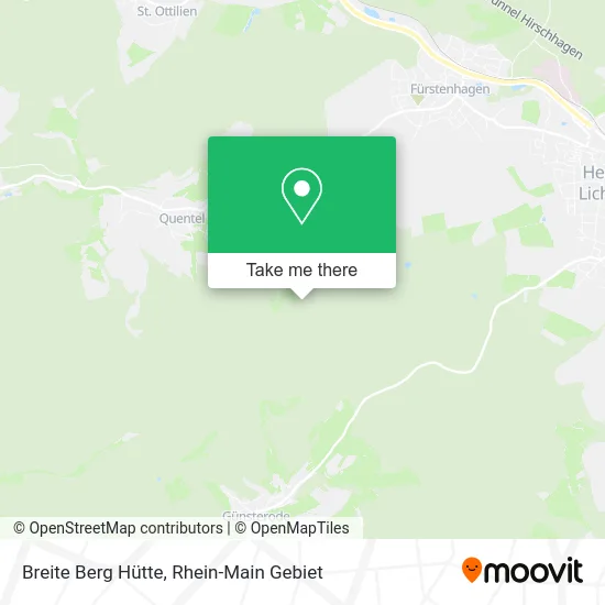 Карта Breite Berg Hütte