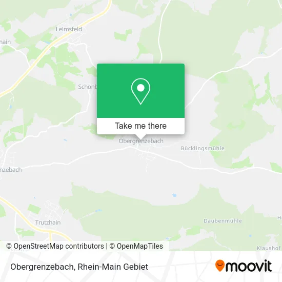Карта Obergrenzebach