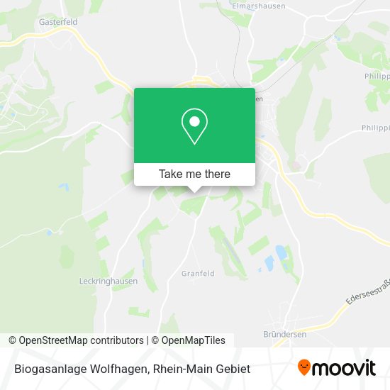 Карта Biogasanlage Wolfhagen