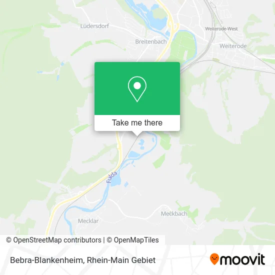 Карта Bebra-Blankenheim