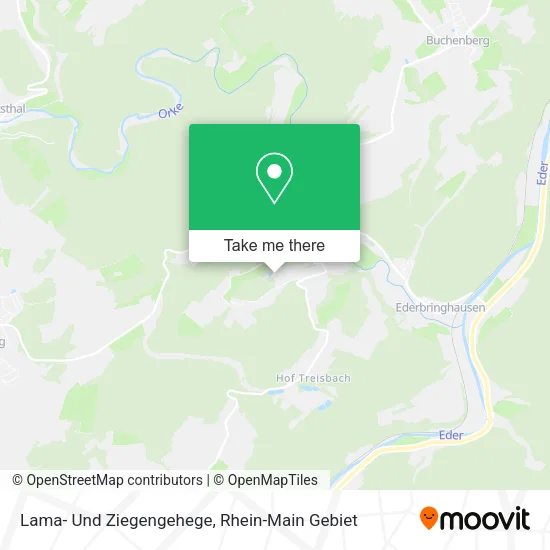 Карта Lama- Und Ziegengehege