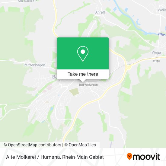 Карта Alte Molkerei / Humana
