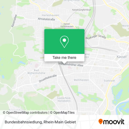 Карта Bundesbahnsiedlung