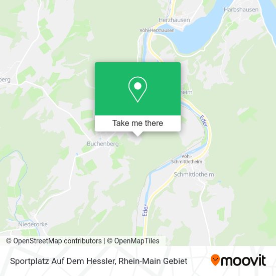 Карта Sportplatz Auf Dem Hessler