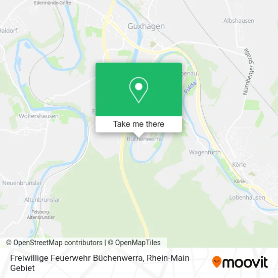 Карта Freiwillige Feuerwehr Büchenwerra