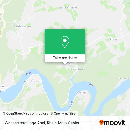 Карта Wassertretanlage Asel