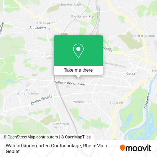 Карта Waldorfkindergarten Goetheanlage