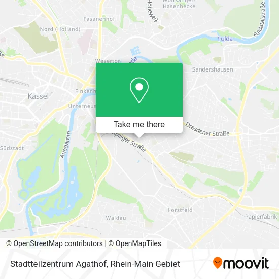 Карта Stadtteilzentrum Agathof
